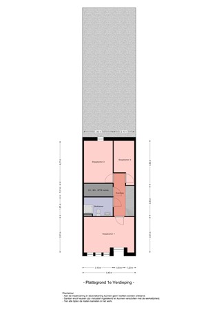 Plattegrond - Gouden Koetslaan 71, 3451 WE Vleuten - Gouden Koetslaan_1eVerdieping_20240909.jpg